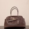 Miu Miu Nappa 石楠木色手袋 Réplica 1:1 con Calidad Espejo y Envío Rápido 1119261477 - front view | Miu Miu