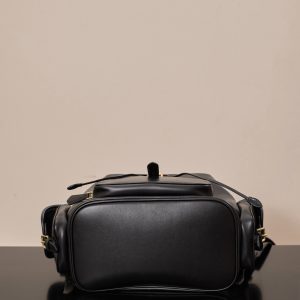 Miu Miu Bolso Doble Cremallera de Cuero Legítimo, Réplica 1:1 de Alta Gama 1119261297 - side view
